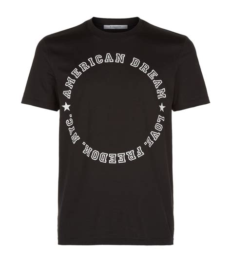 givenchy american dream t shirt|GIVENCHY/ AMERICAN DREAM TEE Black Size: M .